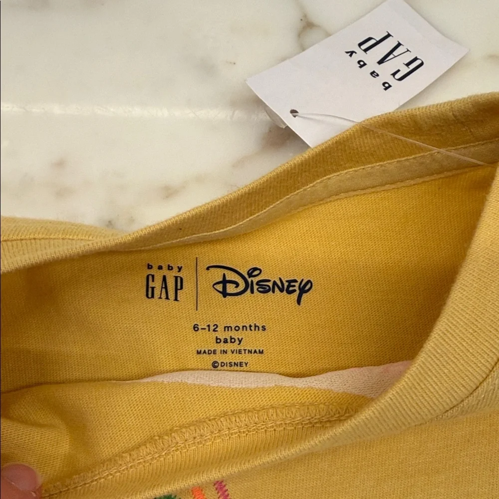 GAP Disney Kids Yellow Graphic T-Shirt